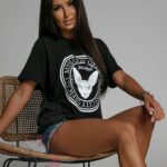 T-shirt Vild Heart czarny