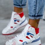 Buty sportowe Rock Colorido biało-czerwone