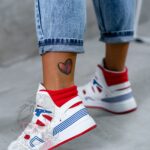 Buty sportowe Rock Colorido biało-czerwone