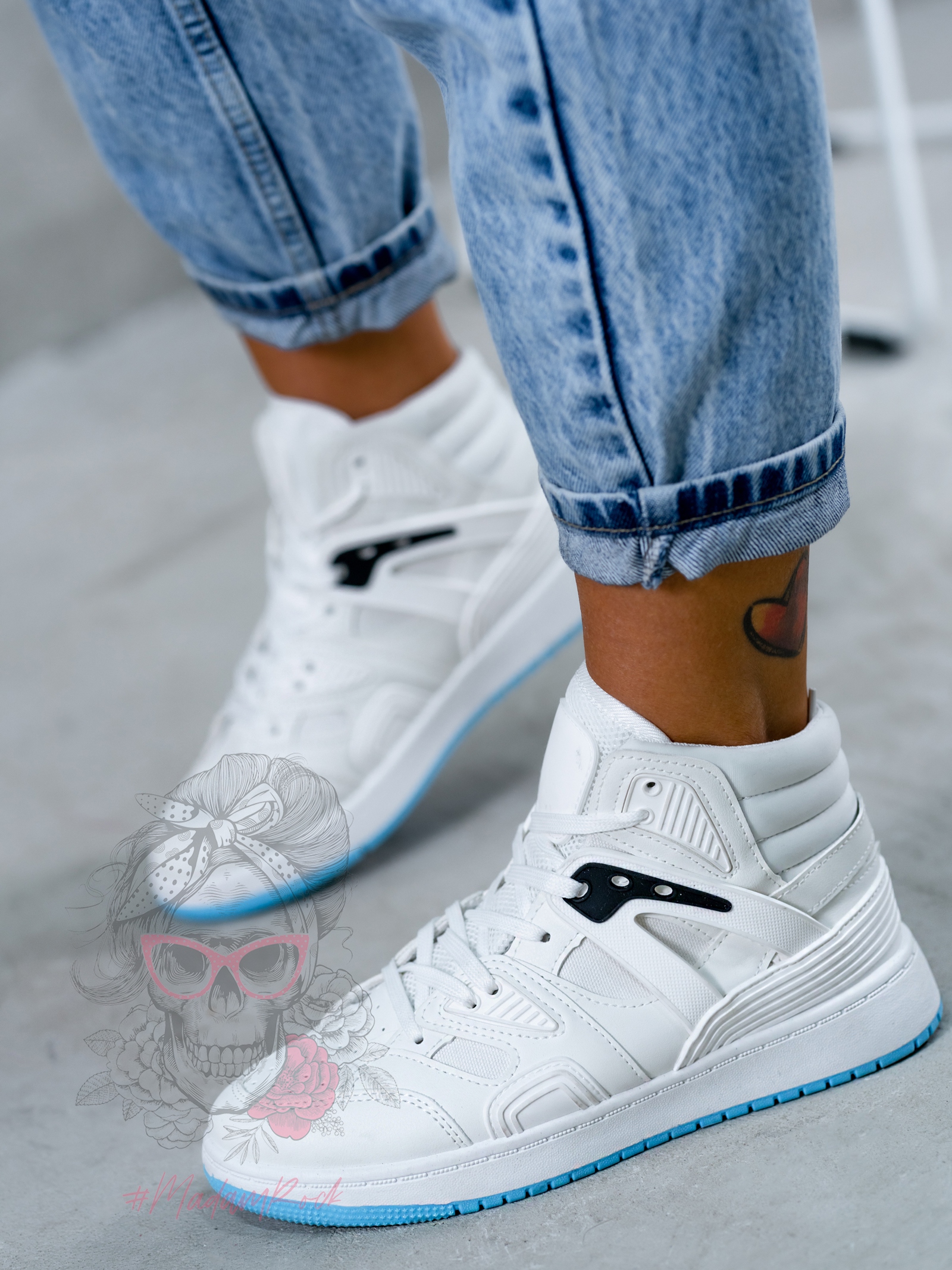 Buty sportowe Rock Colorido białe