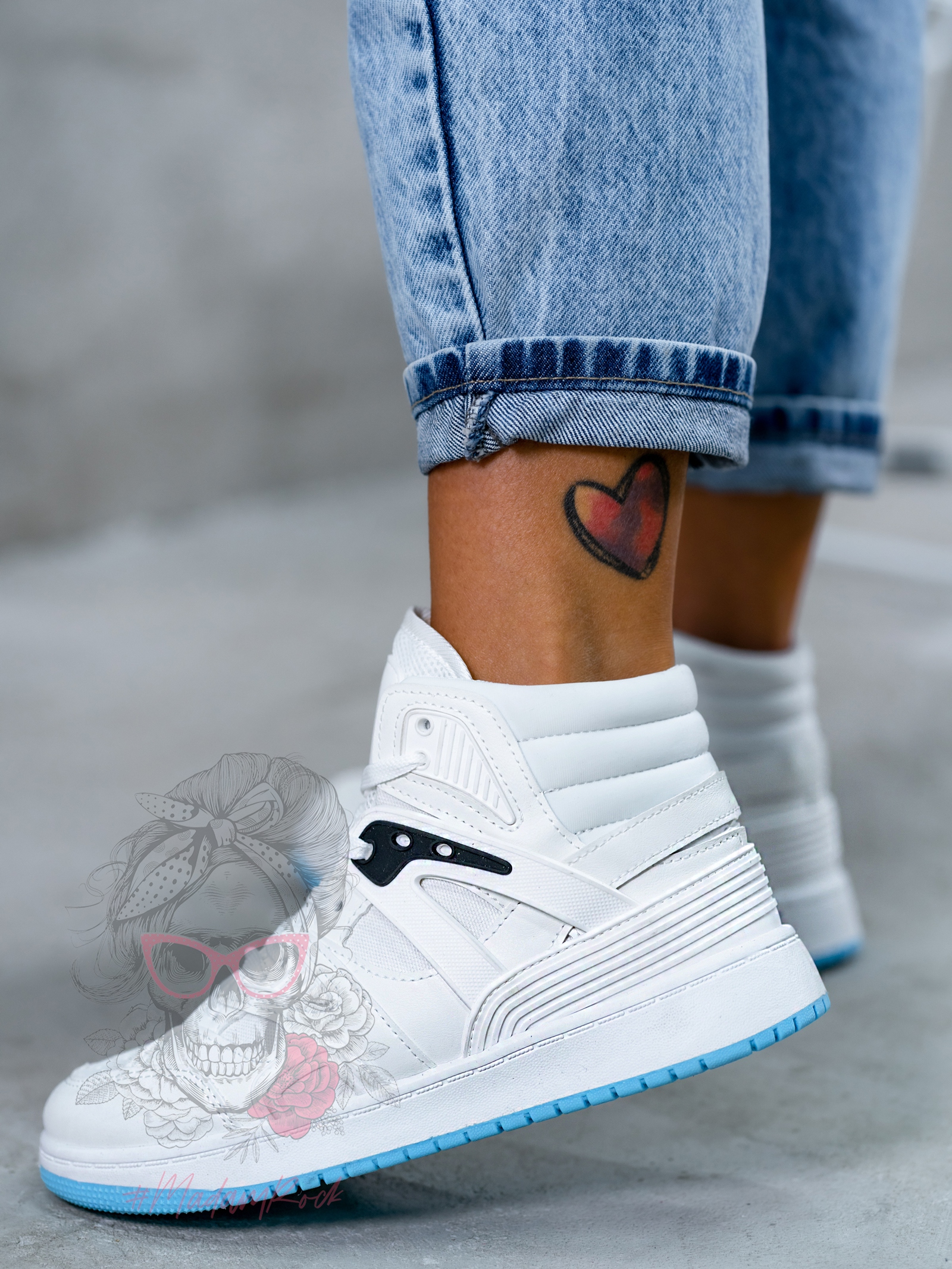 Buty sportowe Rock Colorido białe