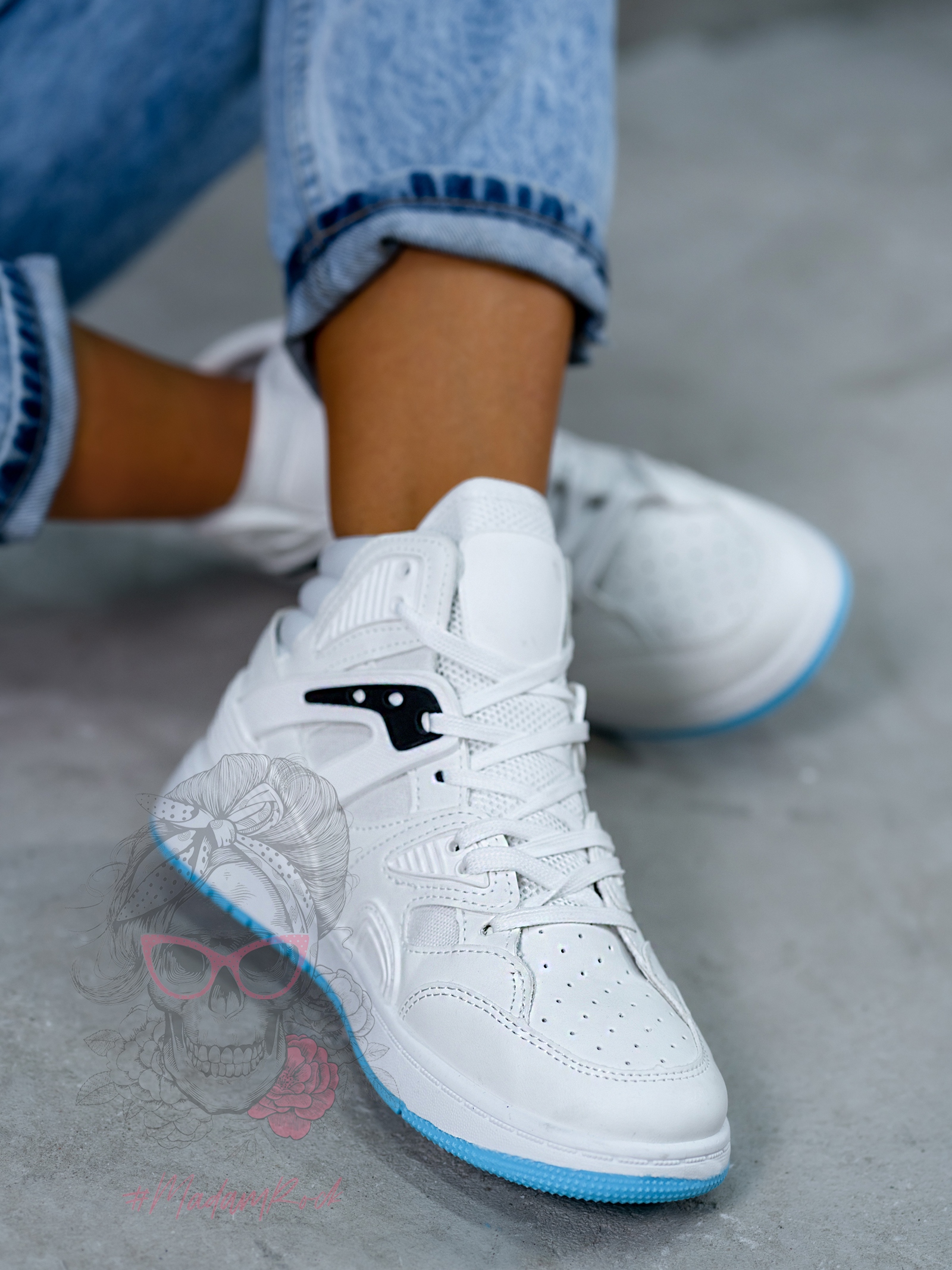 Buty sportowe Rock Colorido białe