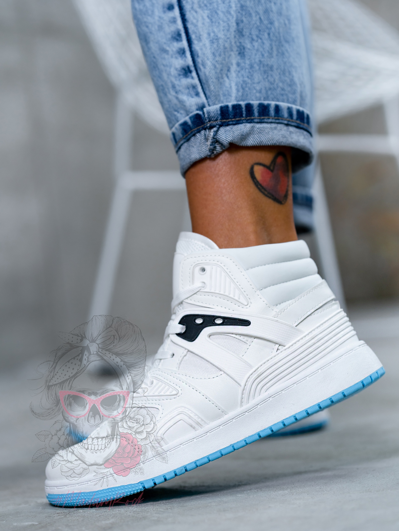 Buty sportowe Rock Colorido białe