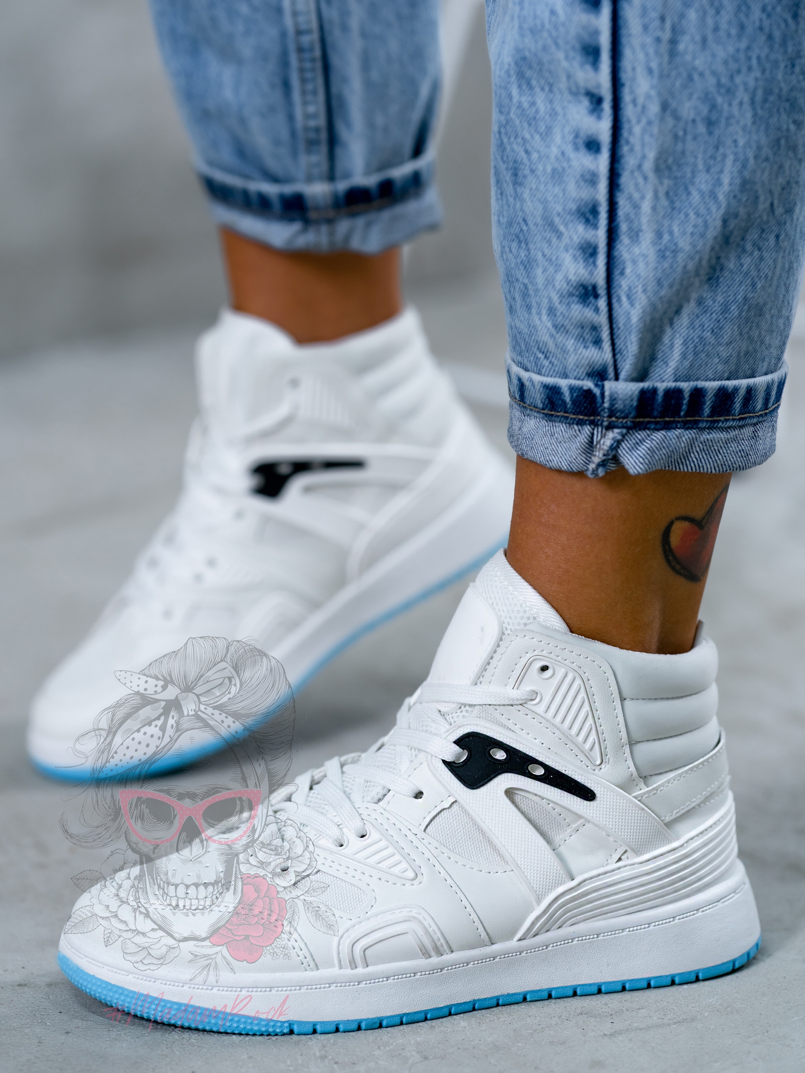 Buty sportowe Rock Colorido białe