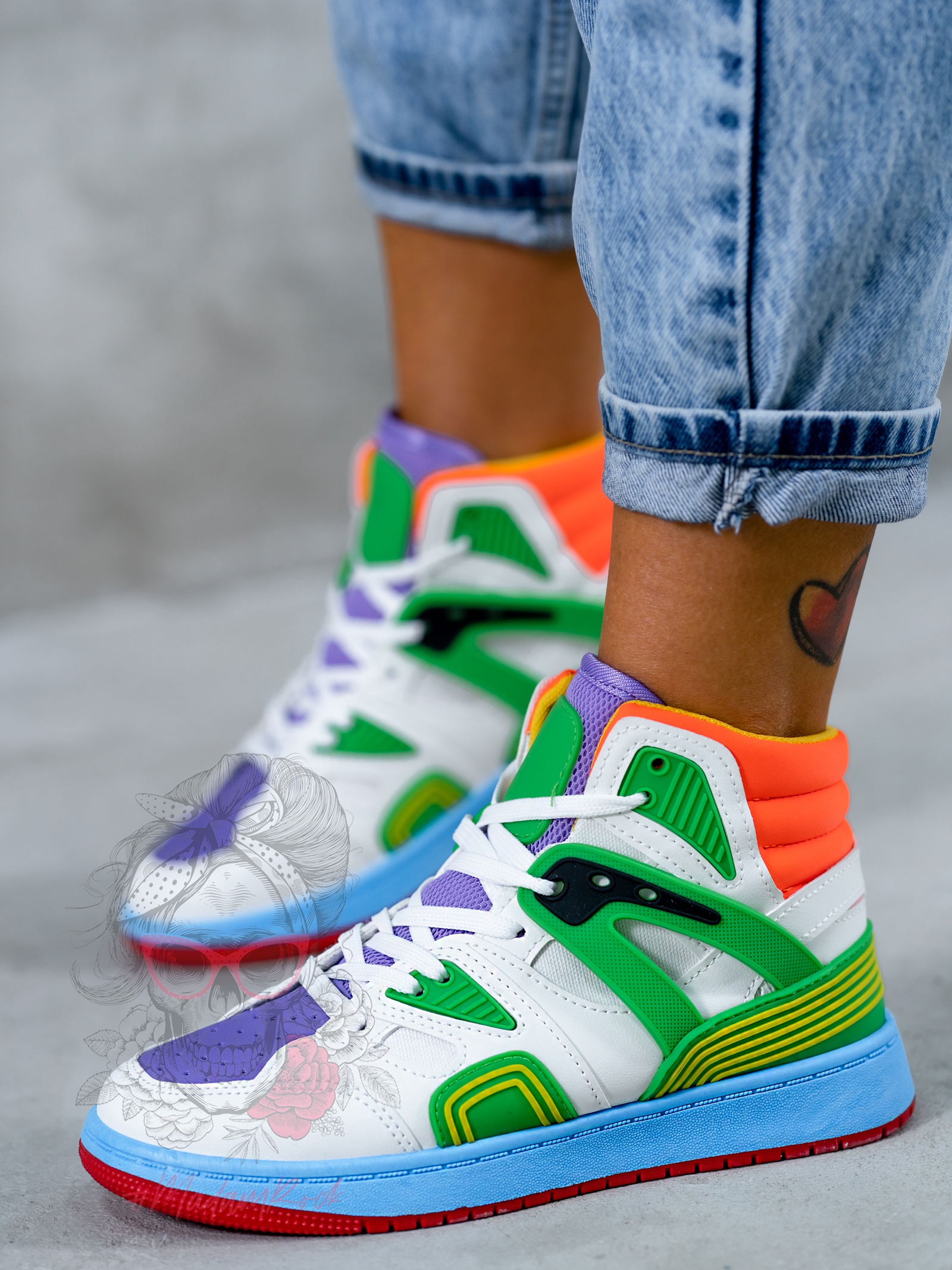 Buty sportowe Rock Colorido zielone