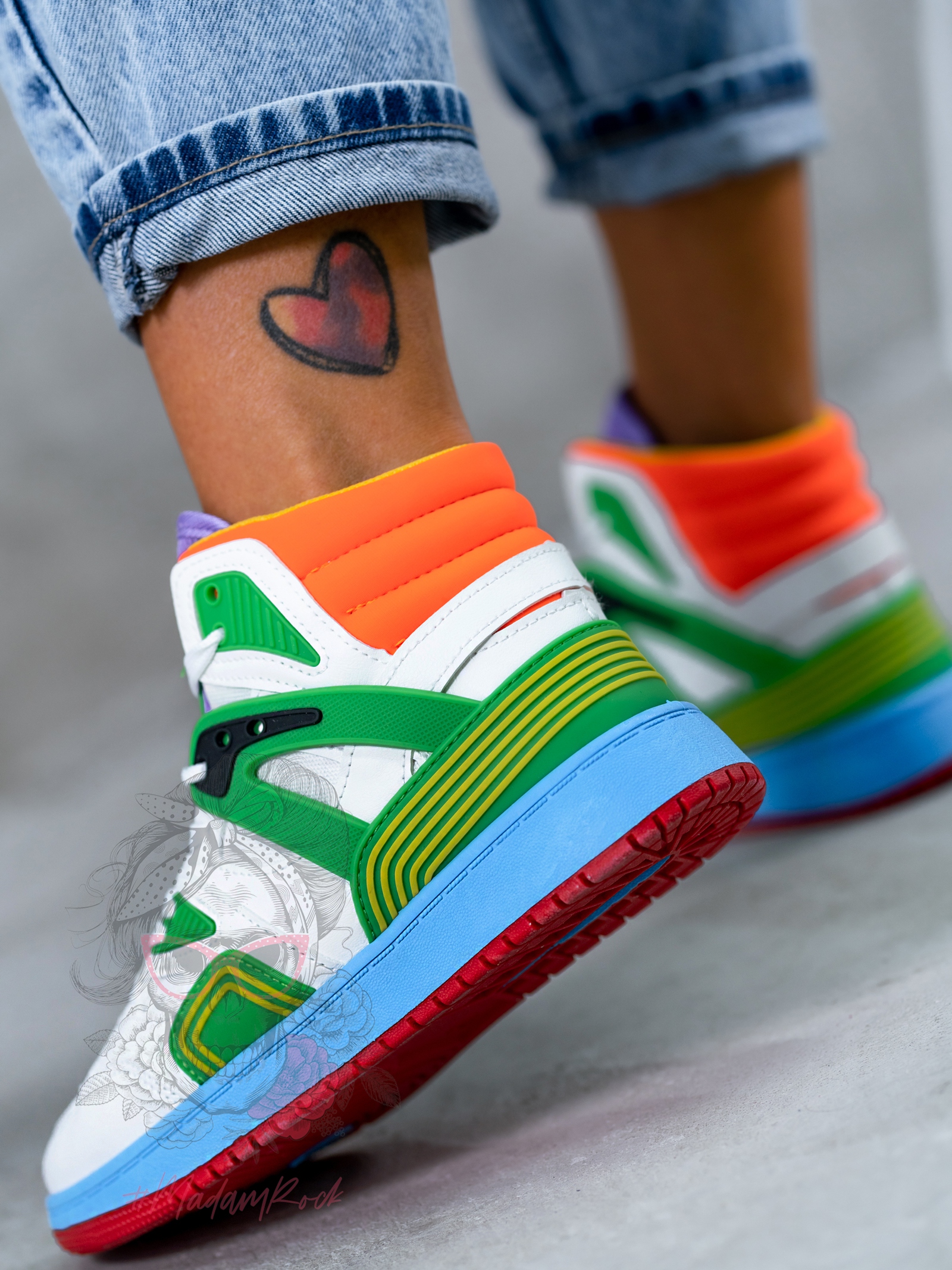 Buty sportowe Rock Colorido zielone