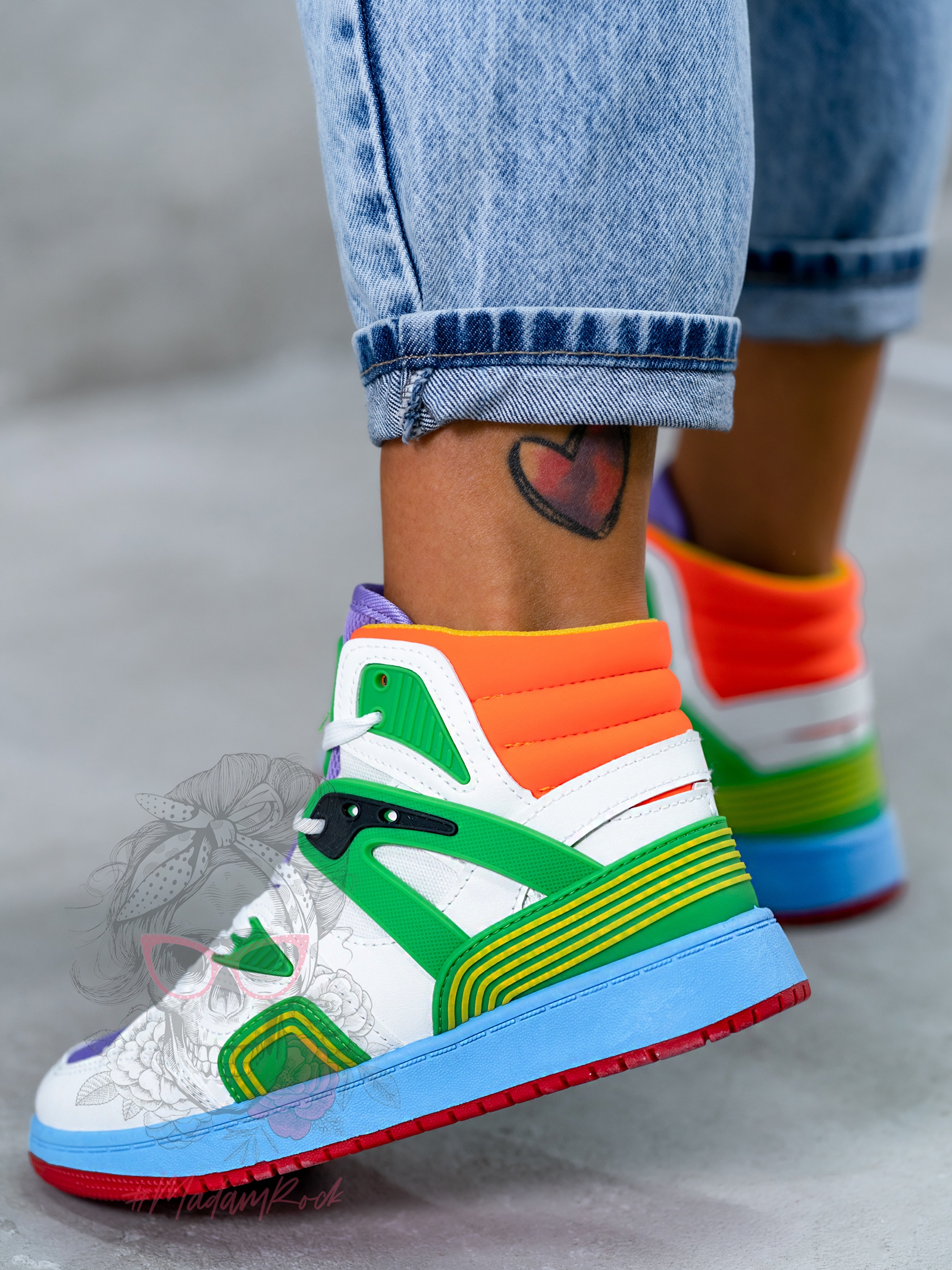 Buty sportowe Rock Colorido zielone
