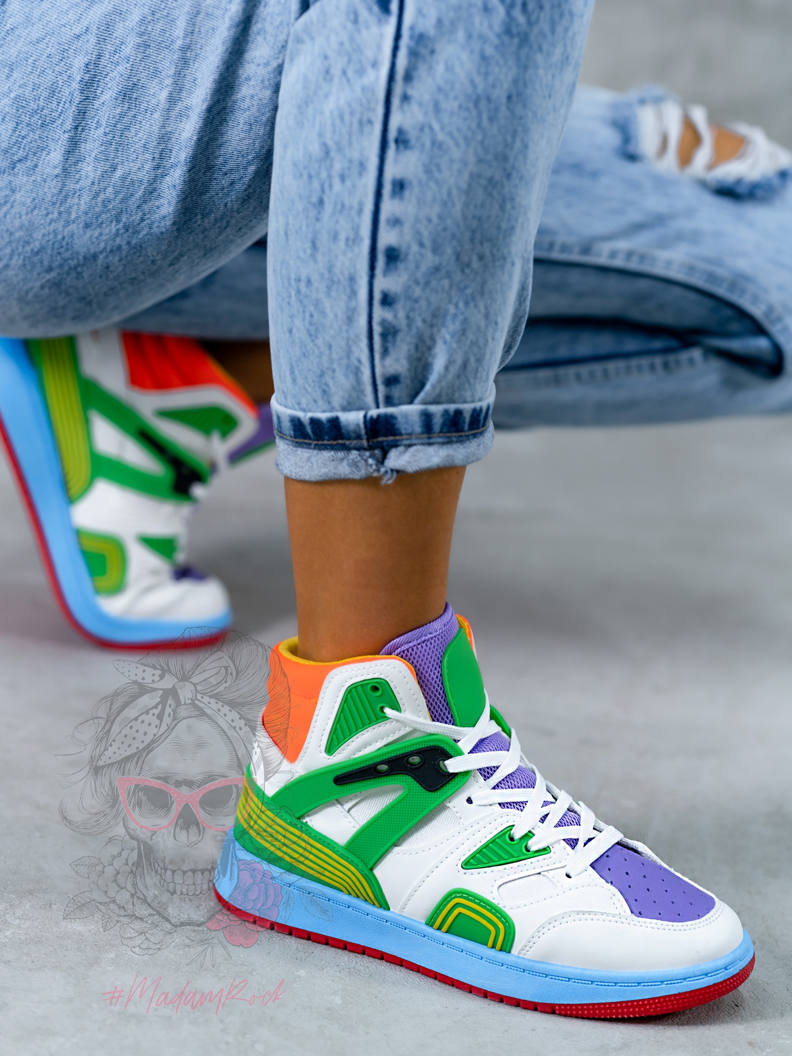 Buty sportowe Rock Colorido zielone