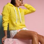 Bluza z kapturem Ola Voga Disney Mouse żółta