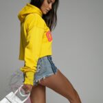 Bluza bawełniana Ola Voga Kimi żółta