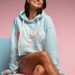 Bluza bawełniana Kimi Ola Voga miętowy