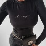 Body dopasowane Ingrid Ola Voga czarne