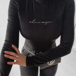 Body dopasowane Ingrid Ola Voga czarne