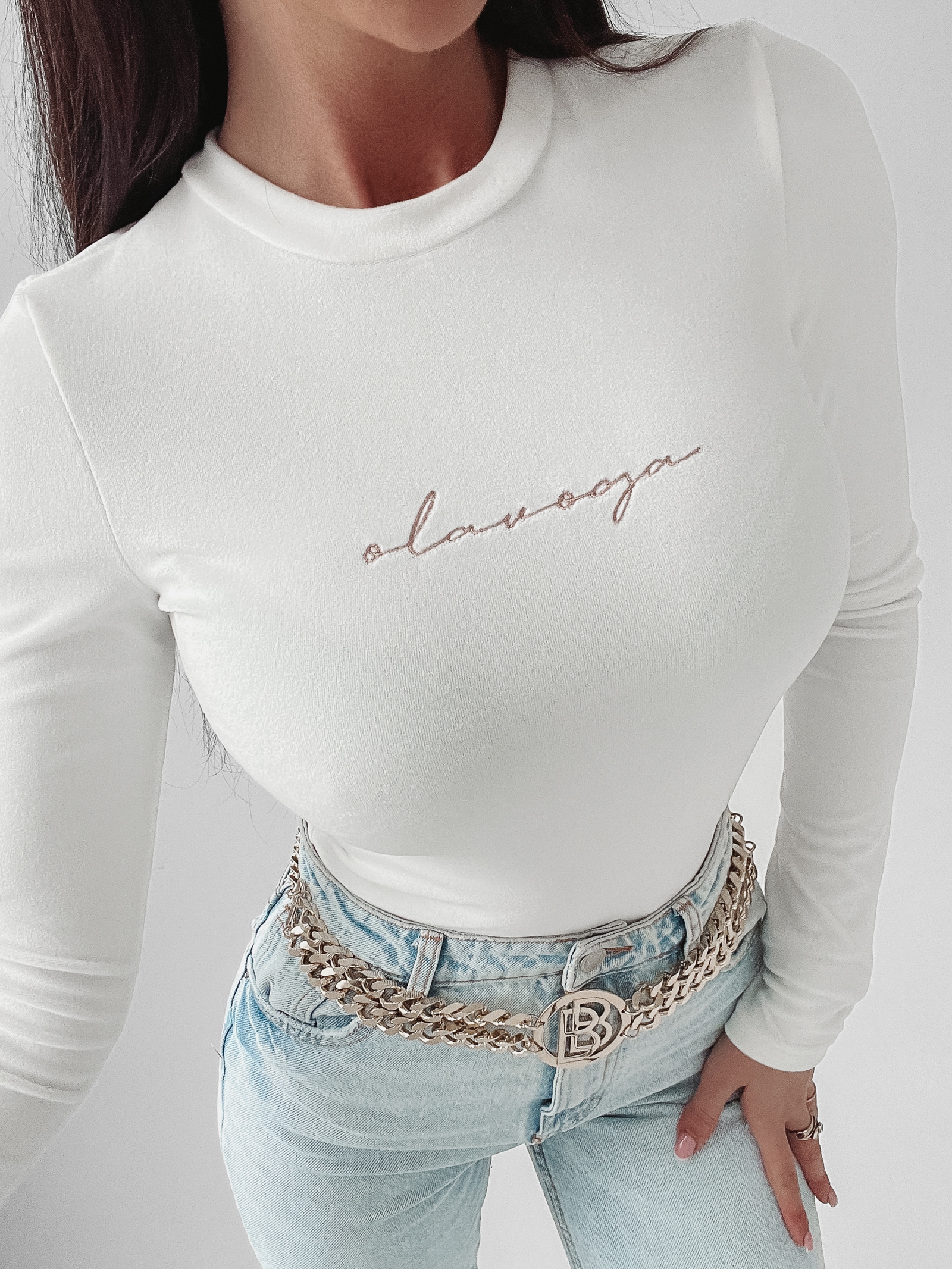 Body dopasowane Ingrid Ola Voga ecru Body dopasowane Ingrid Ola Voga ecru