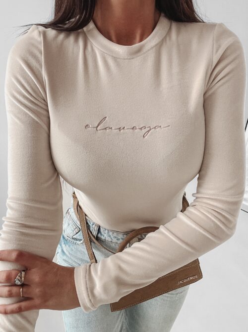 Body dopasowane Ingrid Ola Voga beżowe