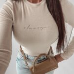 Body dopasowane Ingrid Ola Voga beżowe