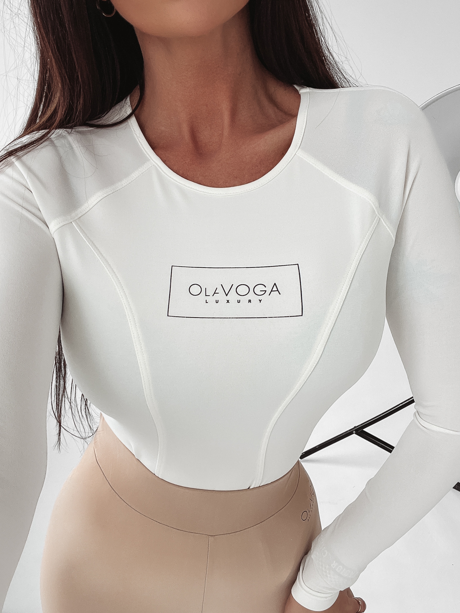 Body elastyczne Savita Ola Voga ecru