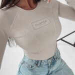 Body elastyczne Savita Ola Voga beżowe