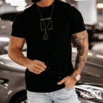 T-shirt męski Marc Ola Voga czarny