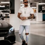 T-shirt męski Marc Ola Voga ecru