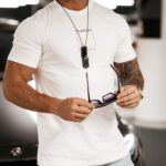 T-shirt męski Marc Ola Voga ecru