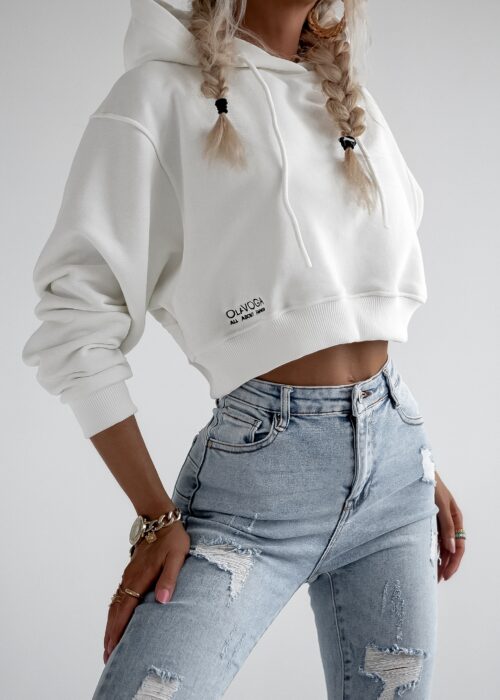 Bluza z kapturem Lyra Ola Voga ecru