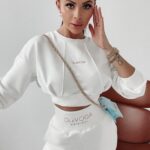 Bluza ze ściągaczem Helen Ola Voga ecru