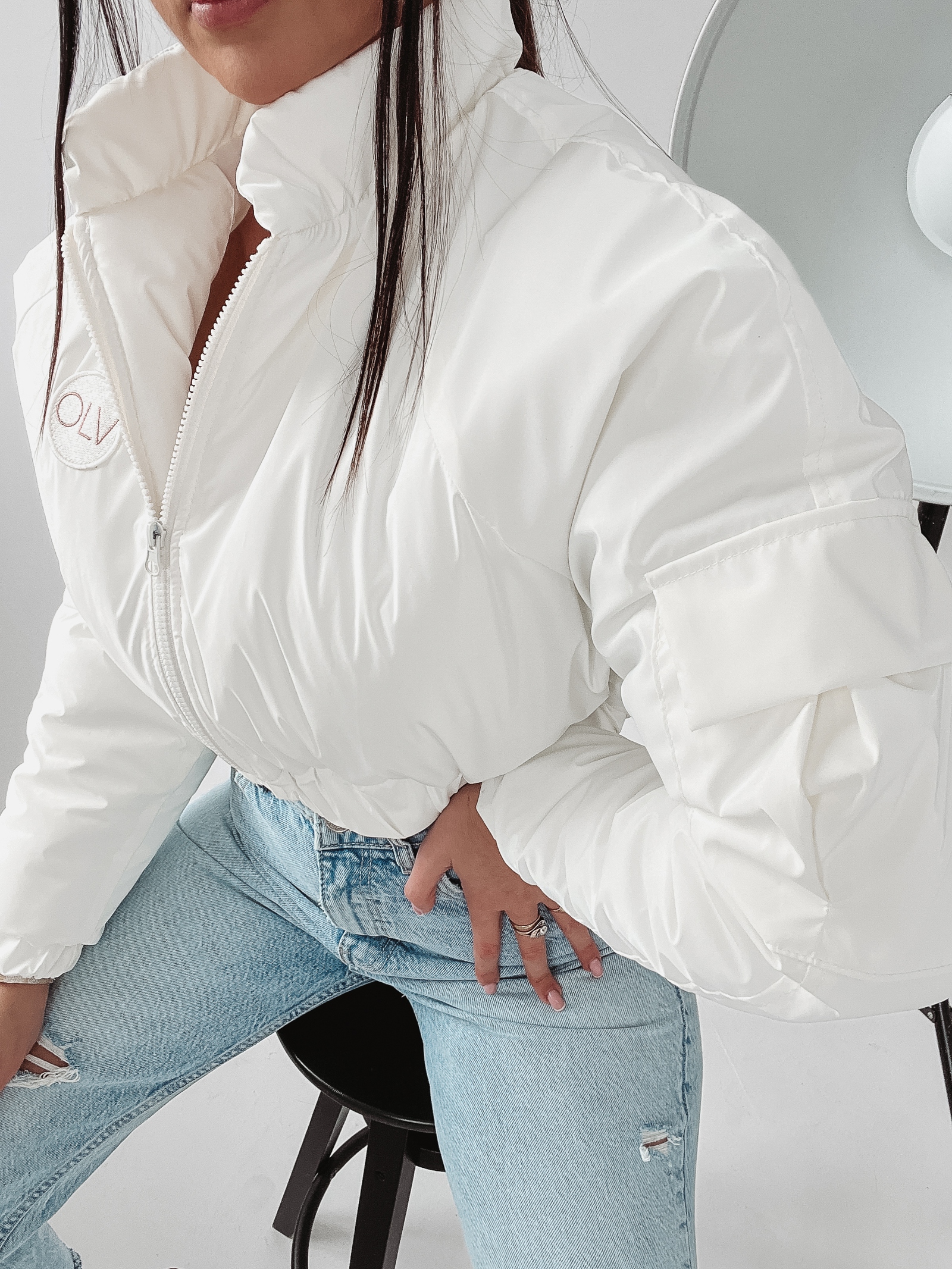 Kurtka sportowa Astrid Ola Voga ecru