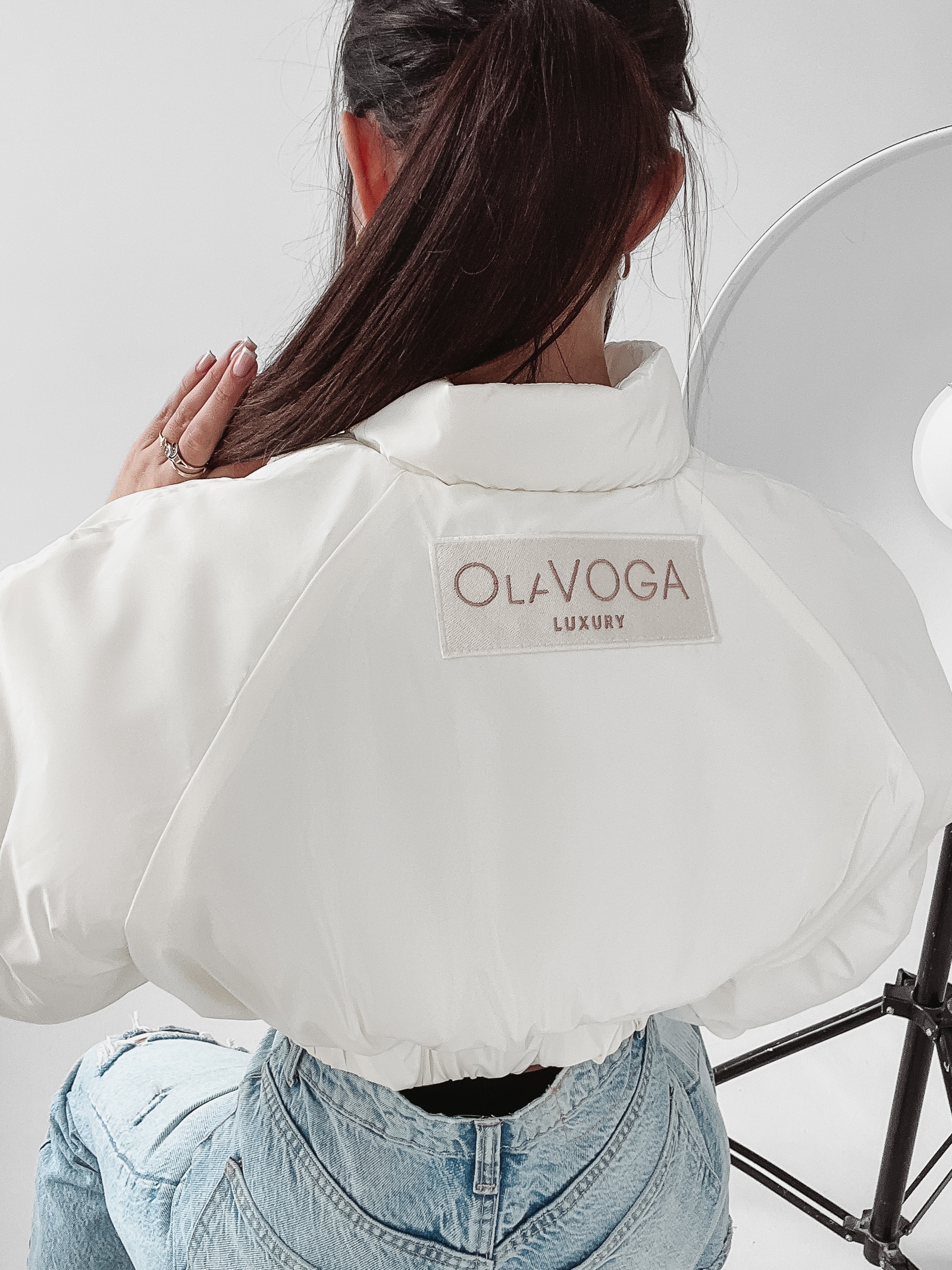 Kurtka sportowa Astrid Ola Voga ecru