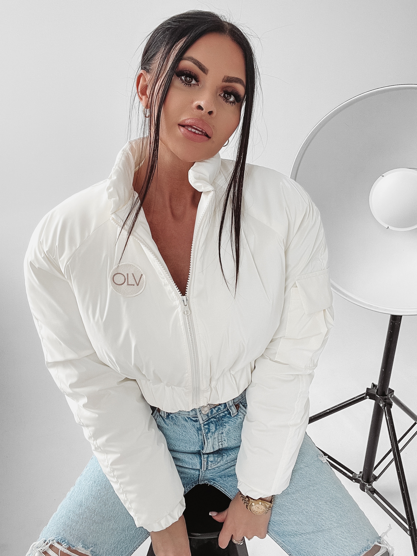 Kurtka sportowa Astrid Ola Voga ecru