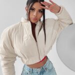 Kurtka sportowa Astrid Ola Voga beżowa