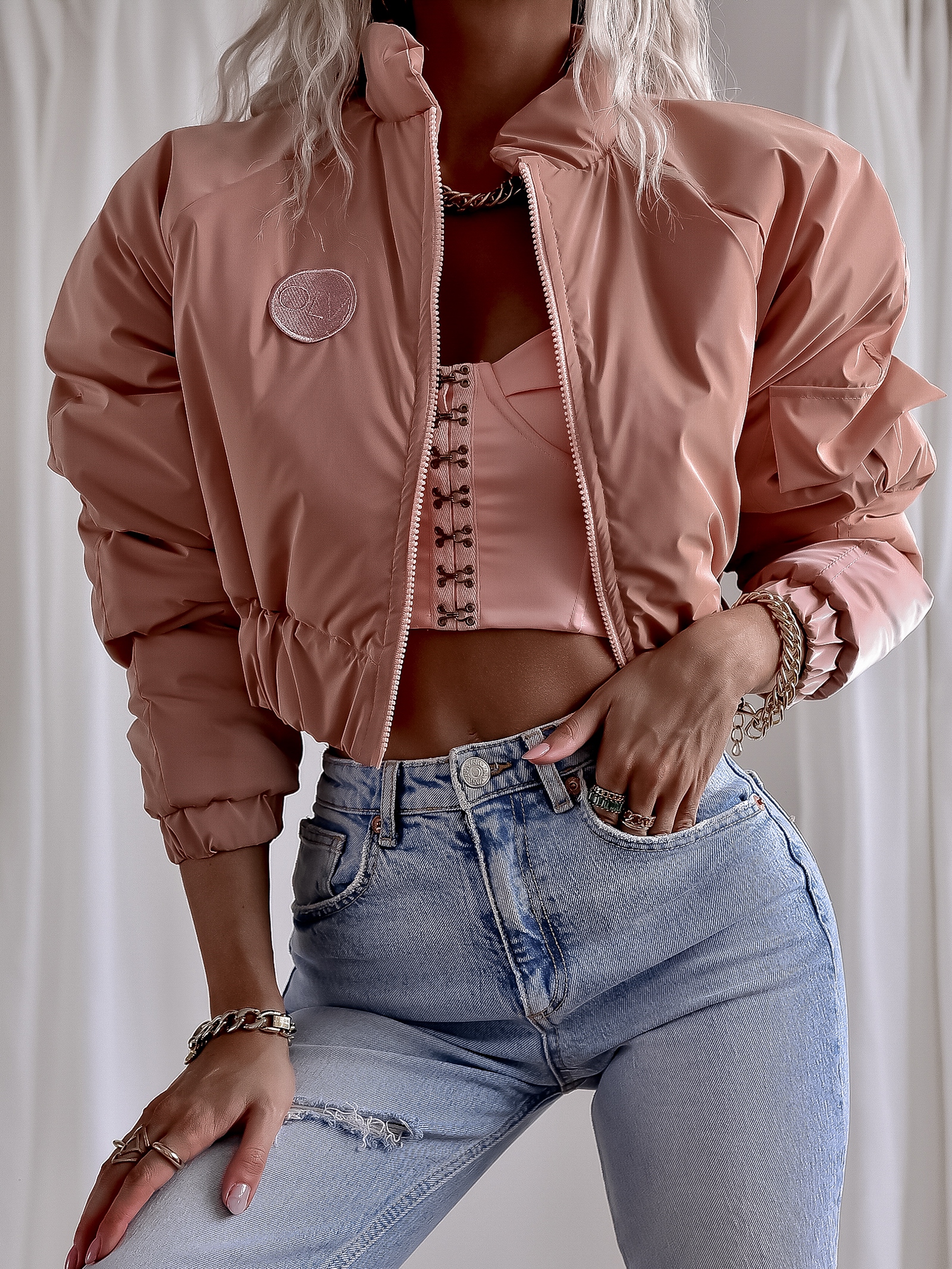 Kurtka sportowa Astrid Ola Voga różowa