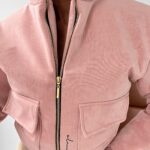 Kurtka wiosenna Natalie Ola Voga pudrowy róż