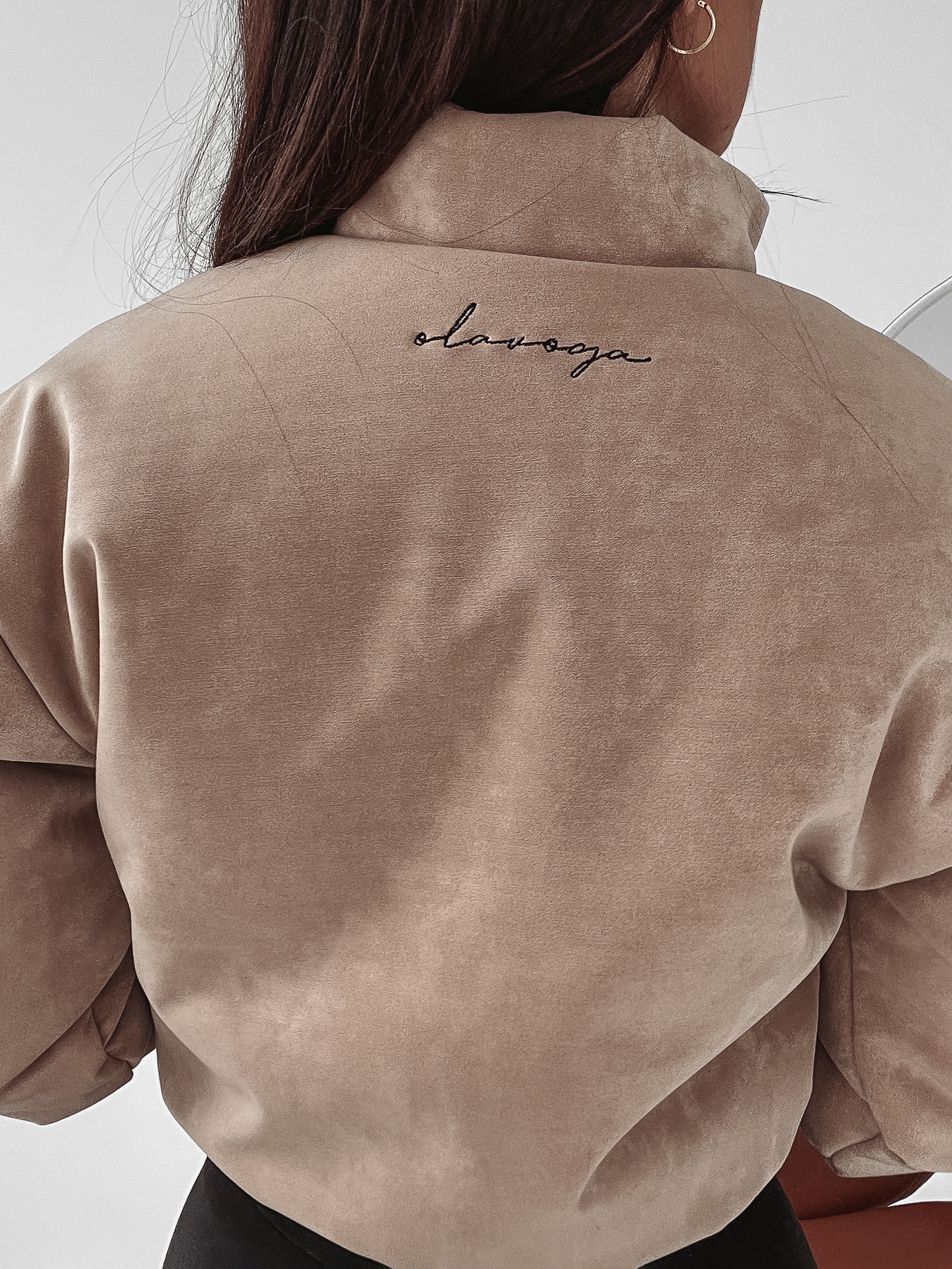 Kurtka wiosenna Natalie Ola Voga jasny beż Kurtka wiosenna Natalie Ola Voga jasny beż