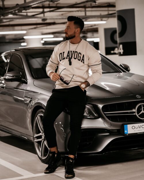 Bluza męska bawełniana Philip Ola Voga beżowa