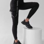 Spodnie bojówki Tris Ola Voga czarne