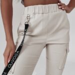 Spodnie bojówki Tris Ola Voga beżowe