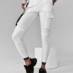 Spodnie bojówki Tris Ola Voga ecru