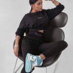 Spodnie bawełniane Marina Ola Voga czarne