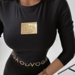 Bluzka longsleeve Maya Ola Voga czarna