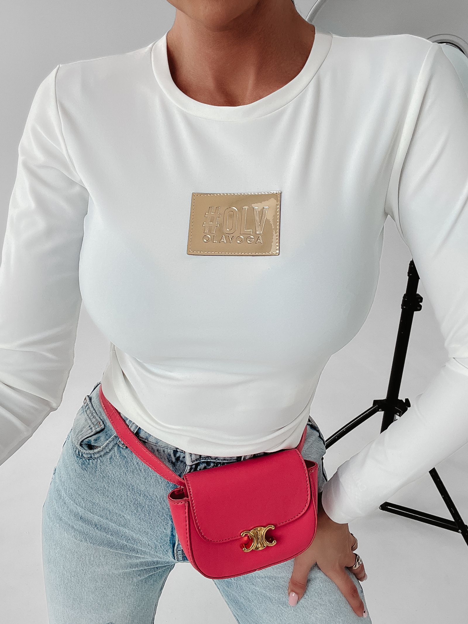 Bluzka longsleeve Maya Ola Voga ecru