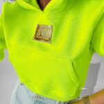 Bluza z kapturem Goldie Ola Voga limonkowa