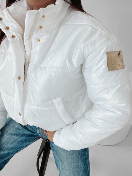 Kurtka pikowana Agnes Ola Voga ecru