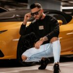 Bluza męska bawełniana Anton Ola Voga czarna