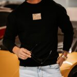 Bluza męska bawełniana Anton Ola Voga czarna