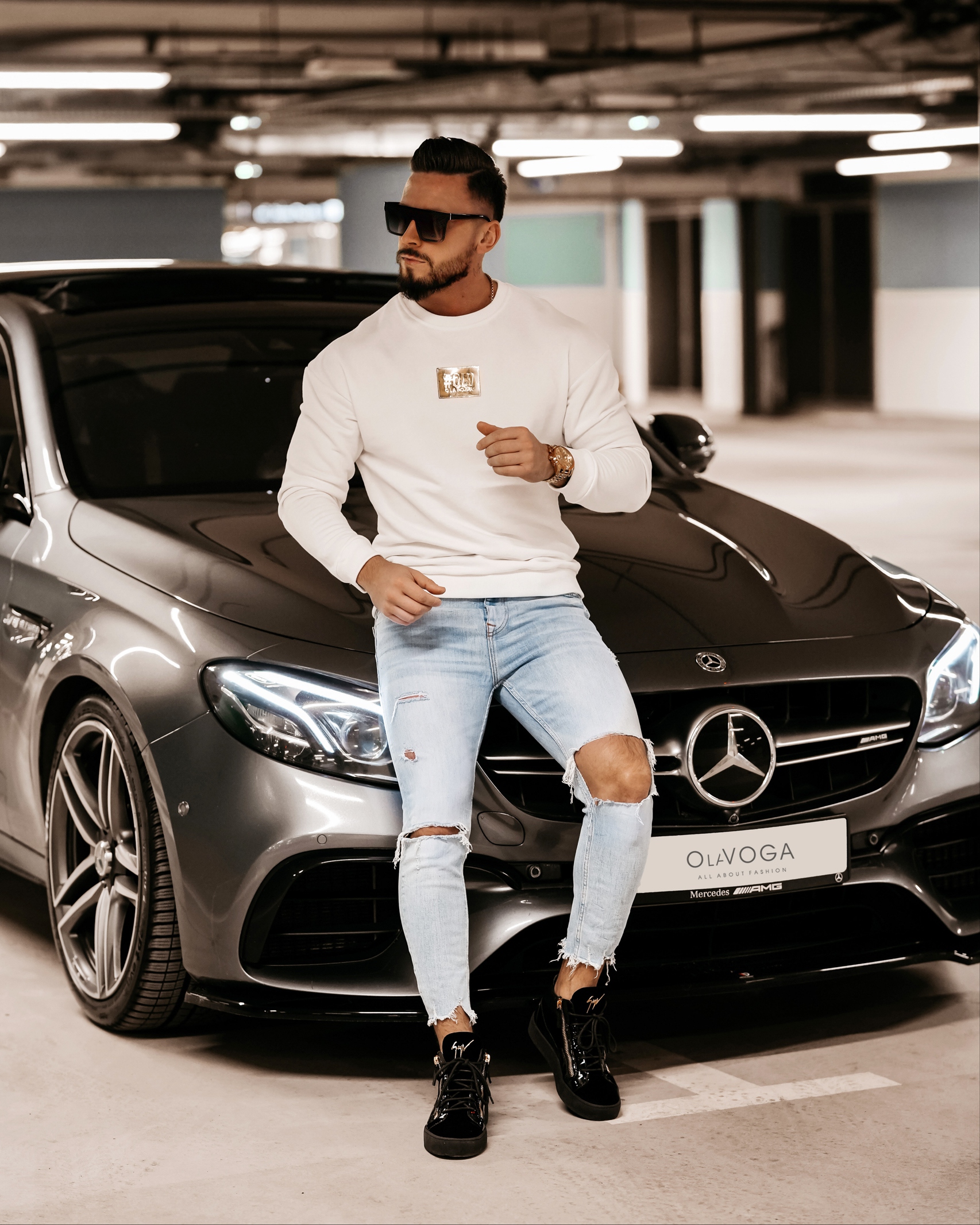 Bluza męska bawełniana Anton Ola Voga ecru Bluza męska bawełniana Anton Ola Voga ecru