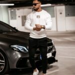 Spodnie dresowe męskie Vito Ola Voga czarne