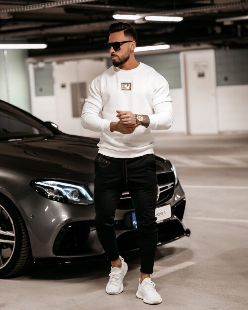 Spodnie dresowe męskie Vito Ola Voga czarne