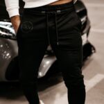 Spodnie dresowe męskie Vito Ola Voga czarne