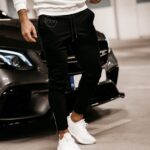 Spodnie dresowe męskie Vito Ola Voga czarne